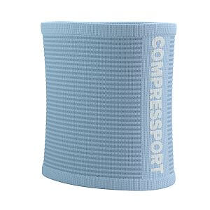 Compressport Sweatbands 3D.Dots cashmere blue/white sada dvou sportovních potítek