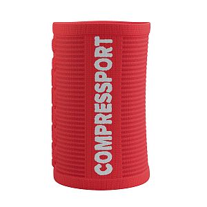 Compressport Sweatbands 3D.Dots red/white sportovní potítka 2 kusy