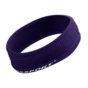 Compressport Thin Headband On/Off purple sportovní čelenka