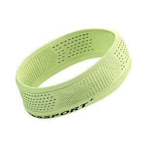 Compressport Thin Headband On/Off shadow lime úzká sportovní čelenka