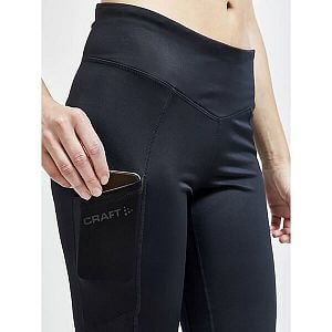 Craft ADV Essence Capri W black dámské elastické 3/4 kalhoty