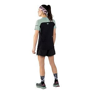 Dynafit Alpine Pro S/S Tee W black out / jadelite dámské běžecké sportovní tričko s krátkým rukávem