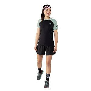 Dynafit Alpine Pro S/S Tee W black out / jadelite dámské běžecké sportovní tričko s krátkým rukávem