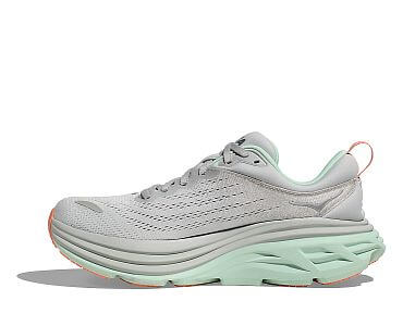 Hoka Bondi 8 W stardust / aqua breeze dámské běžecké tlumené silniční boty