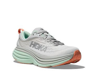 Hoka Bondi 8 W stardust / aqua breeze dámské běžecké tlumené silniční boty