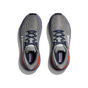 Hoka Challenger ATR 7 W galactic grey / wild indigo dámské univerzální trailové boty na silnici i do terénu svršek