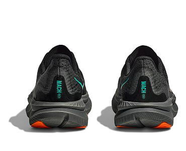 Hoka Mach 6 M black / electric tangerine pánské běžecké tempové silniční bot