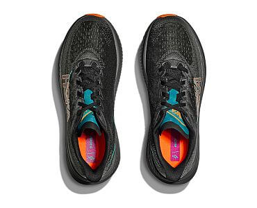 Hoka Mach 6 M black / electric tangerine pánské běžecké tempové silniční bot