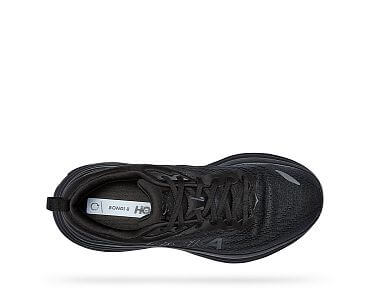 Hoka One One Bondi 8 Wide M black/black horní pohled