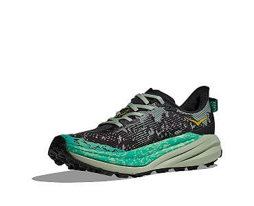 Hoka One One Speedgoat 6 W black / aloe vera boty do terénu dámské