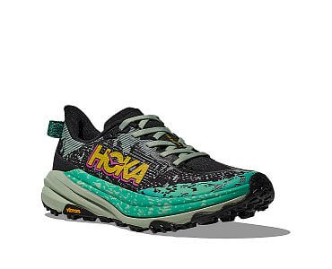 Hoka One One Speedgoat 6 W black / aloe vera dámské boty na trail