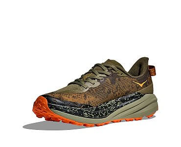 Hoka One One Speedgoat 6 Wide M antique olive / squash pánské boty na dlouhé traily