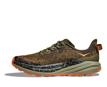 Hoka One One Speedgoat 6 Wide M antique olive / squash pánské trailové botyboční pohled