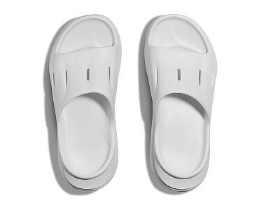 Hoka One One U Ora Recovery Slide white / white regenerační pantofle