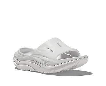 Hoka One One U Ora Recovery Slide white / white unisex pantofle