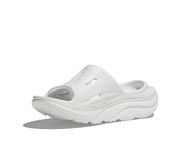 Hoka One One U Ora Recovery Slide white / white volnočasové pantofle