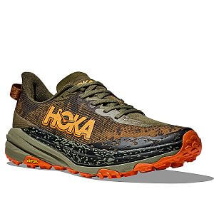 Hoka Speedgoat 6 M antique olive /squash pánské trailové boty