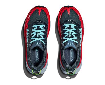 Hoka Torrent 4 M stormy skies / cerise pánské trailové boty svršek