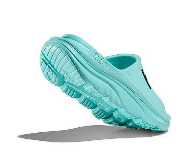 Hoka U Ora athletic Slide cloudless/stormy skies detail