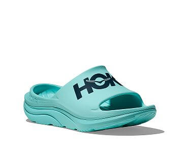 Hoka U Ora athletic Slide cloudless/stormy skies detail