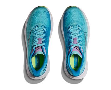 Hoka W Mach 6 WIDE cloudless/waterpark detail