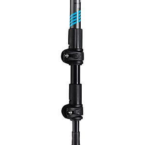 Leki Cross Trail TA dark anthracite / light anthracite / lightblue - 100-135 cm speec lock systém