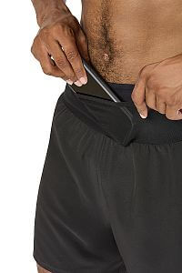 NNormal Men's Race Shorts svart-black kapsa na telefon