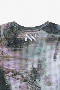 NNormal Men’s Race T-Shirt nature AI print pánské běžecké tričko detail límeček