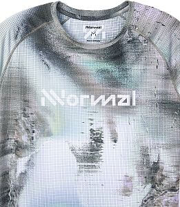 NNormal Men’s Race T-Shirt nature AI print pánské běžecké tričko přední strana