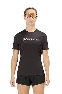 NNormal Woman's Race T-Shirt black dámské běžecké tričko