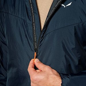 Salewa Catinaccio 2 TWR HD JKT M navy blazer detail zip