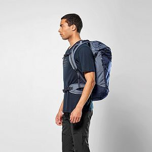 Salewa Puez 32+5L Backpack navy blazer / java blue boční pohled