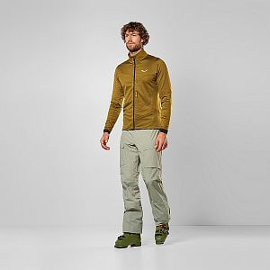 Salewa Sella Crevasse Jacket M golden brown přední pohled na postavě