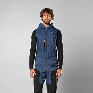 Salewa Sella Durastretch/Tirolwool Responsive Hybrid Vest M dark denim pánská skitouringová vesta