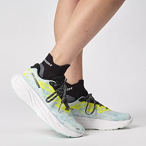 Salomon Aero Glide 2 W white / sulphur spring / taneger turquoise dámské běžecké silniční boty