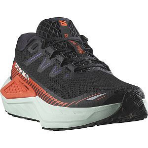 Salomon DRX Defy GRVL M black / cherry tomato / bay pánské univerzální běžecké gravel boty