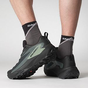 Salomon Genesis GTX M black / agave green / urban chic pánské nerpomokavé trailové boty s membránou gore-tex