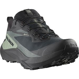 Salomon Genesis GTX M black / agave green / urban chic pánské nerpomokavé trailové boty s membránou gore-tex