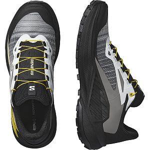 Salomon Genesis M black/white/lemon pánské běžecké trailové boty