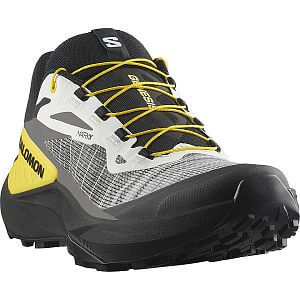 Salomon Genesis M black/white/lemon pánské běžecké trailovky