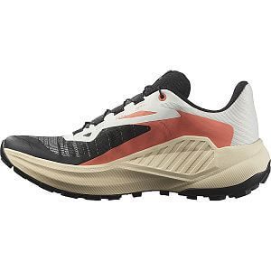 Salomon Genesis W fusion coral / tender / black dámské běžecké trailové boty boční pohled