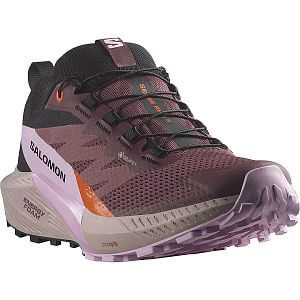 Salomon Sense Ride 5 GTX W catawba grape / orchid bouquet / cherry tomato dámské trailové boty s Gore-tex membránou