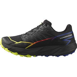 Salomon Thundercross Gore-Tex Blue Fire U black / surf the web / safety yellow unisex trailové boty s GTX nejen do bláta