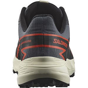 Salomon Thundercross GTX M turbulence / black / cherry tomato pánské trailové boty s voděodolnou membránou