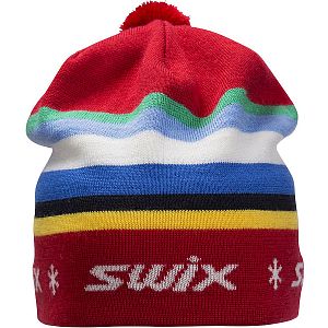 Swix Gunde Beanie U red retro kulich