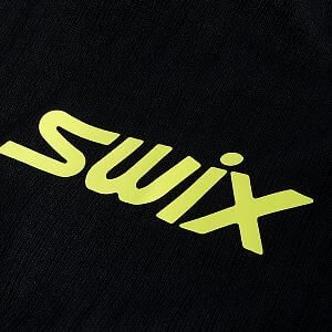 Swix tričko RaceX Classic Long Sleeve M black/lime pánské funkční tričko s dlouhým rukávem