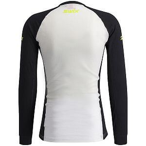 Swix tričko RaceX Classic Long Sleeve M black/lime pánské funkční tričko s dlouhým rukávem