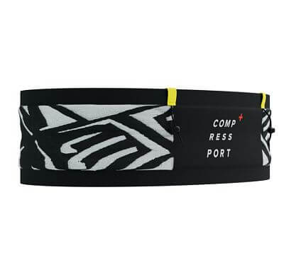 Compressport Free Belt Pro black / white print