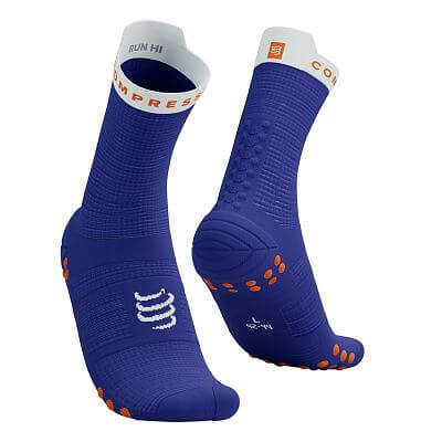 Compressport Pro Racing Socks V4.0 Run High dazz blue/white