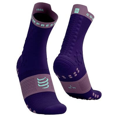 Compressport Pro Racing Socks V4.0 Trail purple/grape